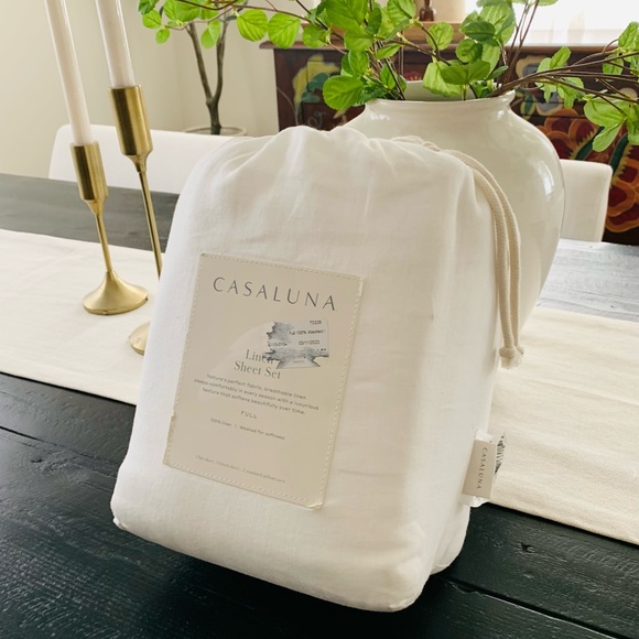 Casaluna Bedding Casaluna 0 Linen Sheet Setfull Poshmark